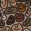 Image result for Wallpaper iPhone Wiggley Smiley-Face