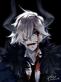 Image result for Creepy Demon Boy Anime
