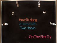 Image result for How to Hang a Picture with Two Hooks