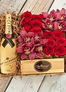 Image result for Flowers and Champagne Gifts