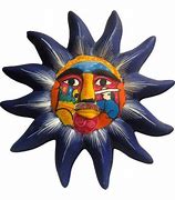 Image result for Mexican Folk Art Sun and Moon