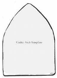 Image result for Gothic Arch Template
