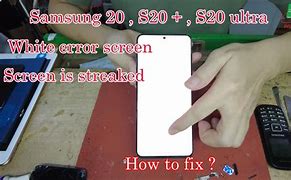 Image result for Samsung S20 White Screen