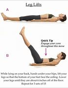 Image result for Leg Lifts Exercise