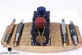 Image result for Fountain Pen Holder with Ink Well Ceramic