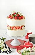 Image result for Strawberry Frosting Cake
