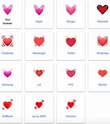 Image result for Heart with Ribbon Emoji Meanings Chart