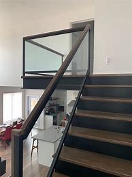 Image result for Glass Railing for Staircase