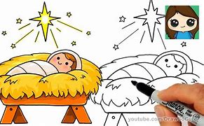 Image result for Baby Jesus Pencil Drawings