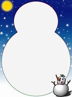 Image result for Snowman Border Clip Art
