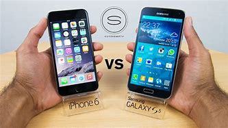 Image result for Galaxy S5 vs iPhone 6