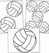 Image result for Volleyball Template for Paper Printable