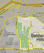 Image result for Baldwin Hills California Map