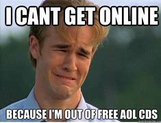 Image result for AOL Disc Meme