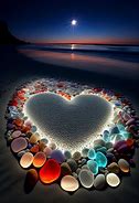 Image result for Heart Shaped Stones at Beach Images