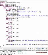 Image result for Basic Calculator in Java