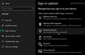 Image result for How to Recover Windows Hello Pin