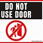 Image result for Not in Use Signage