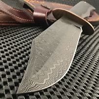 Image result for Damascus Bowie Knives with Full Tang