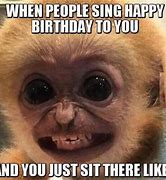 Image result for Awkward Birthday Monkey Meme