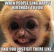 Image result for Monkey Wife Birthday Meme