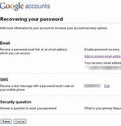 Image result for Recover Gmail Password