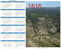 Image result for Calendar August 1816