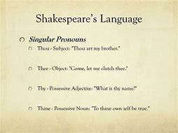 Image result for Confusion of Shakespearean Language
