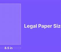 Image result for legal paper sizes