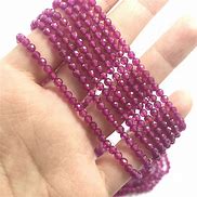 Image result for Vintage Smooth Polished Crystal Ruby Beads Round 5Mm