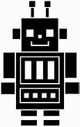 Image result for Black Robot PNG