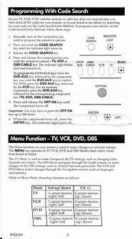 Image result for RCA VCR Remote Control