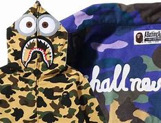 Image result for Fake Double BAPE Hoodie