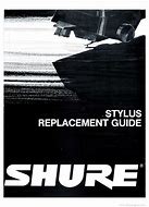 Image result for Shure Stylus Replacement Chart