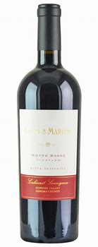 Image result for Louis M Martini Cabernet Sauvignon Monte Rosso