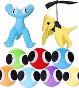 Image result for Cyan Rainbow Friends Plush