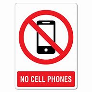 Image result for No Cell Phone Drawing. Sign