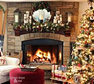 Image result for Christmas Decorating Ideas Mantle