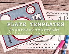 Image result for Free Printable Plate Template