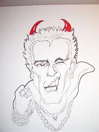 Image result for Billy Idol Caricature