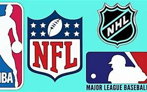 Image result for MLB NFL NBA NHL PGA NASCAR Logos