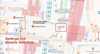 Image result for Akihabara Station Map