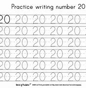 Image result for Tracing Numbers to 20
