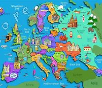 Image result for Map of Europe Countries Kids