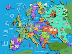 Image result for Europe Map Kids Printable
