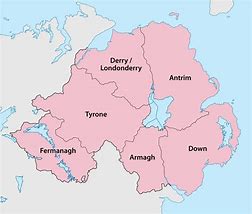 Image result for Northern Irish Six Counties