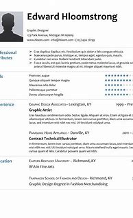 Image result for A Resume Template