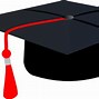 Image result for Red Graduation Cap Clip Art