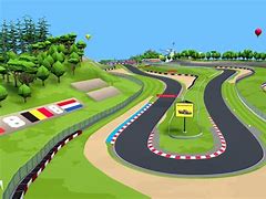 Image result for Car Stopped On Race Track Cartoon