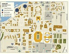 Image result for University of Notre Dame Campus Map